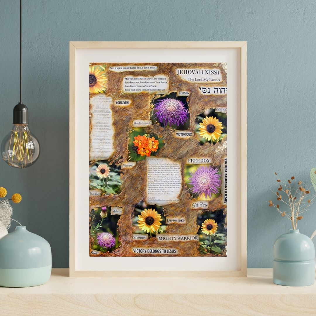 "Build Your House Lord / Jehovah Nissi" - Fine Art Print