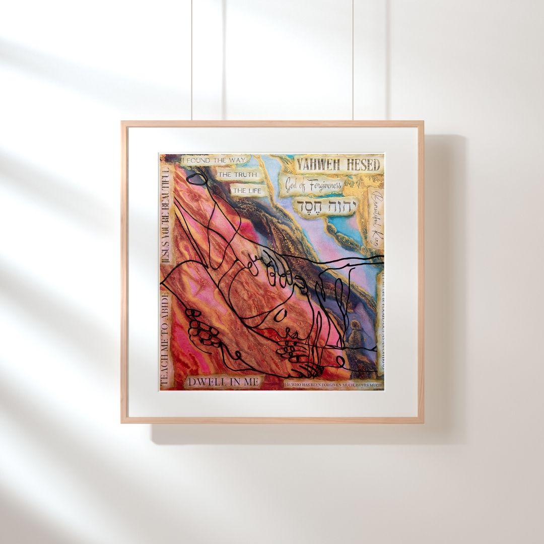 "Let My Life Be Poured Out As An Offering / Yahweh Hesed" - Fine Art Print