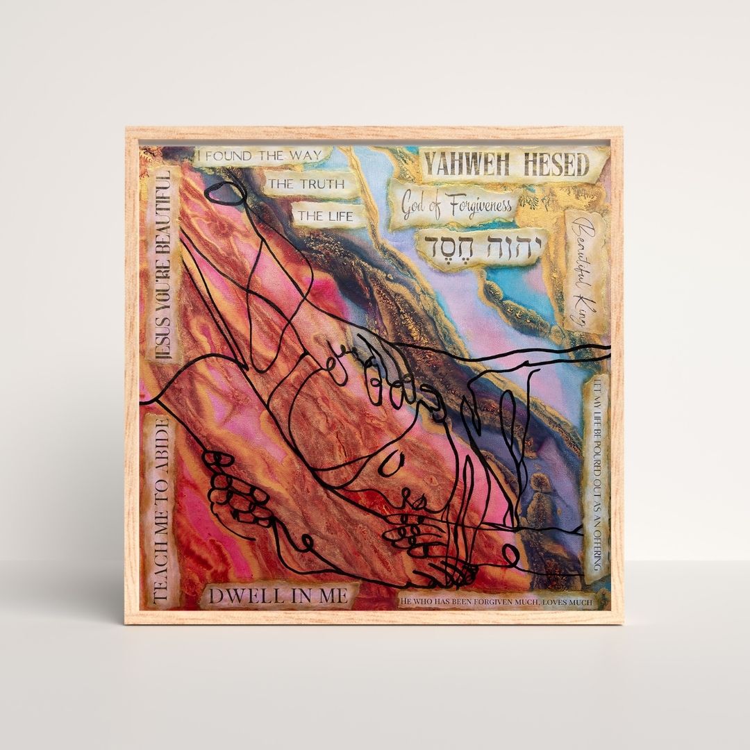 "Let My Life Be Poured Out As An Offering / Yahweh Hesed" - Fine Art Print