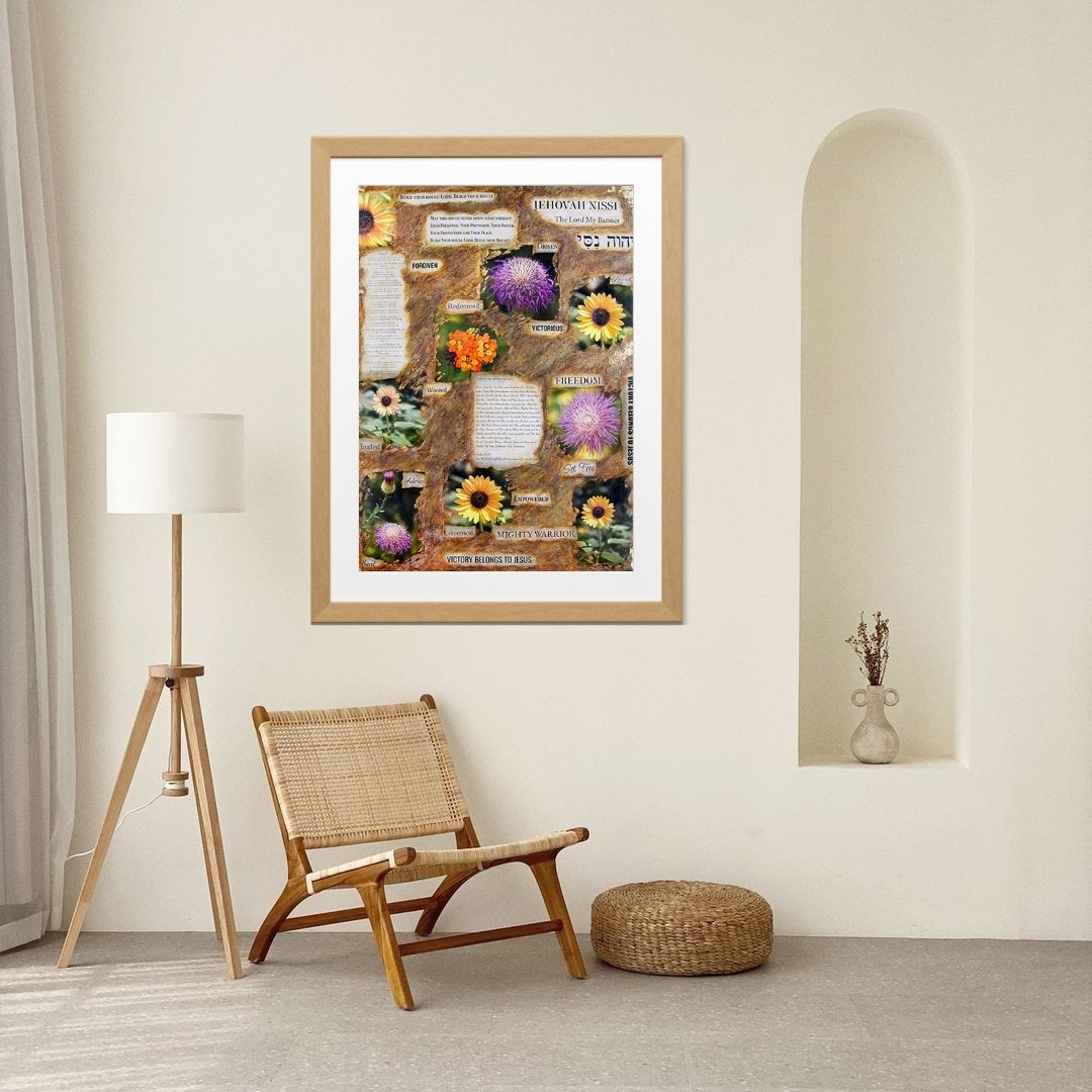 "Build Your House Lord / Jehovah Nissi" - Fine Art Print