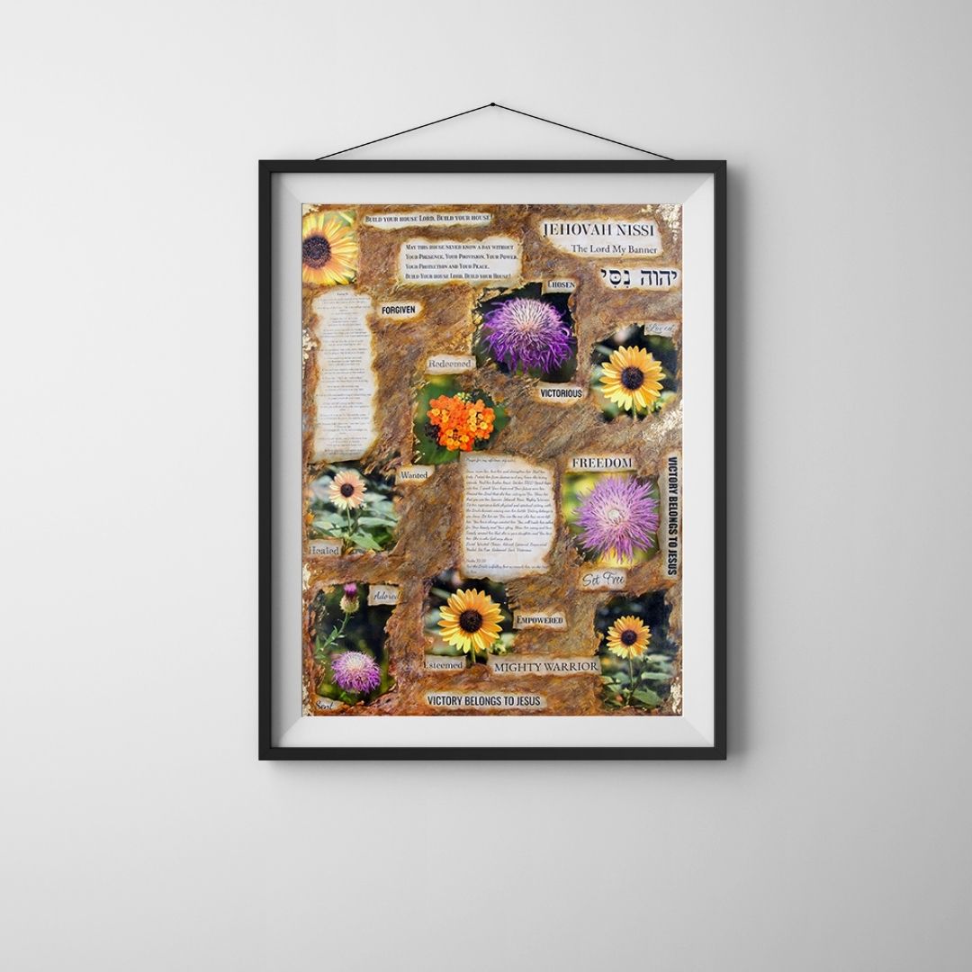 "Build Your House Lord / Jehovah Nissi" - Fine Art Print