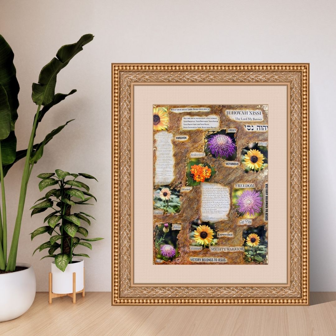 "Build Your House Lord / Jehovah Nissi" - Fine Art Print