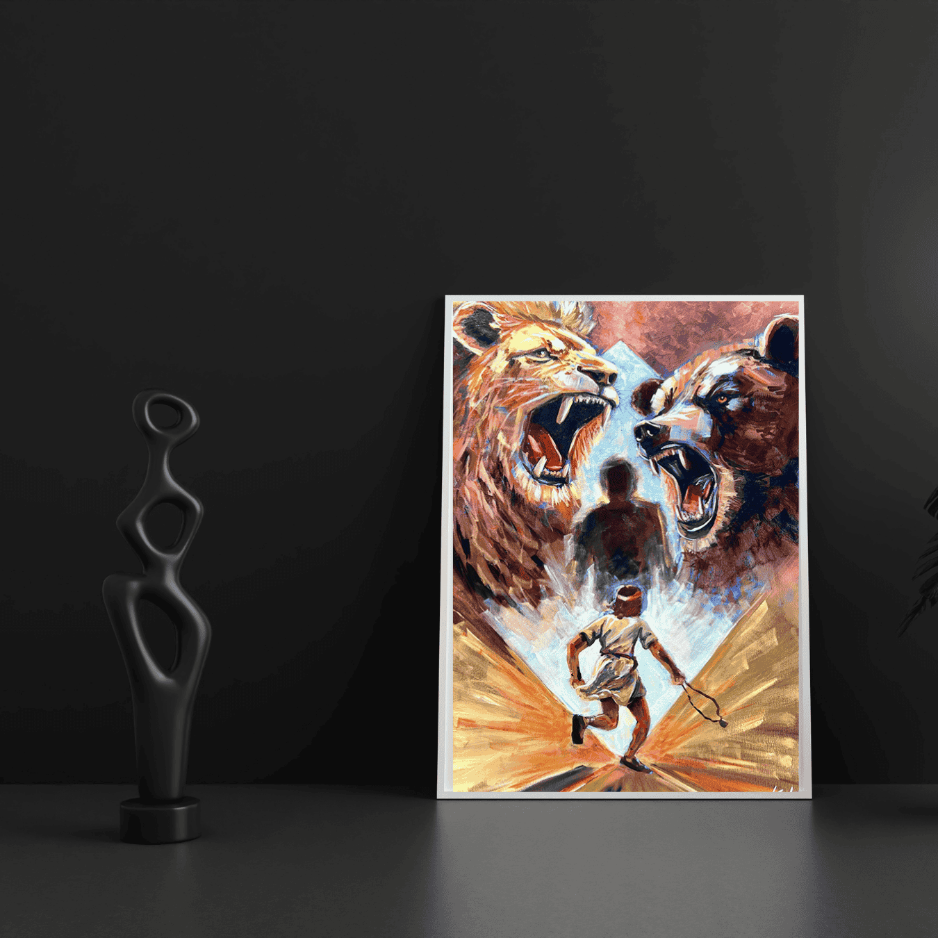 "David & Goliath" - Fine Art Print