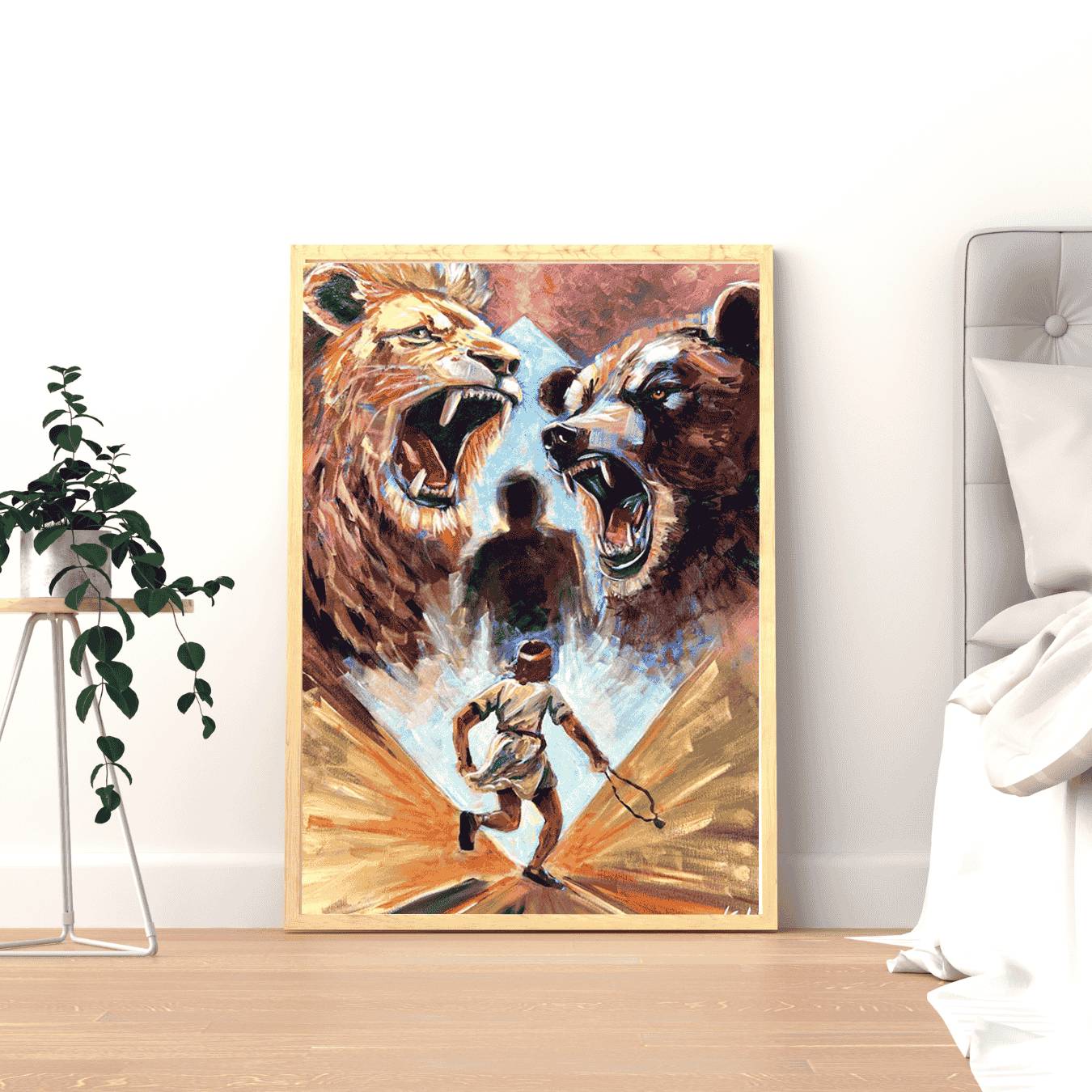 "David & Goliath" - Fine Art Print