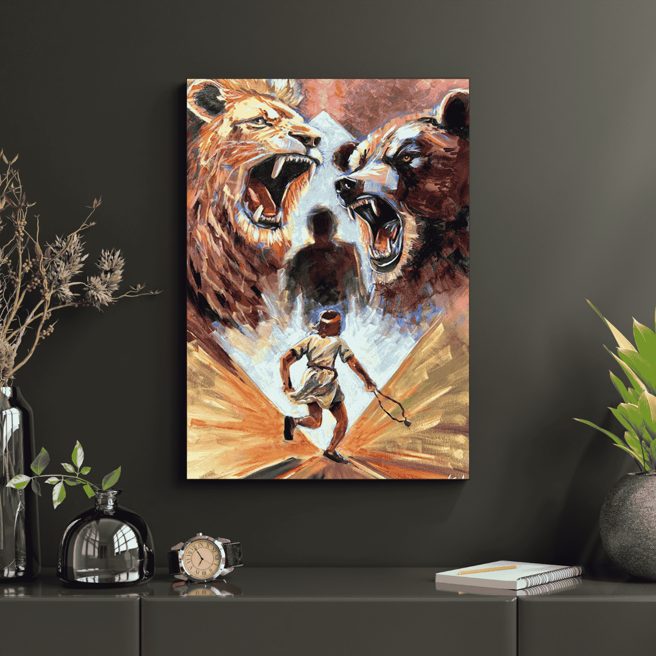 "David & Goliath" - Fine Art Print