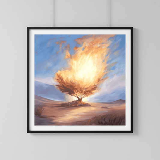 "I Am That I Am - Ehyeh Asher Ehyeh" - Fine Art Print