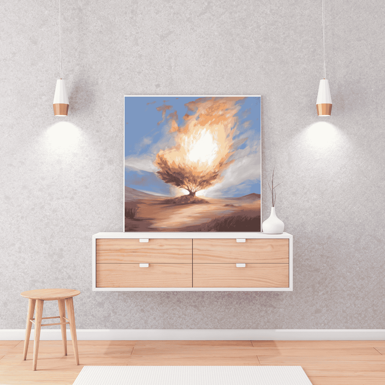 "I Am That I Am - Ehyeh Asher Ehyeh" - Fine Art Print