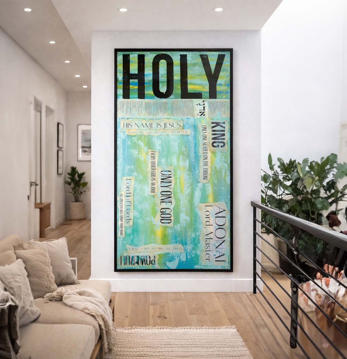 "Only One God / Adonai - Lord Master" - Fine Art Print