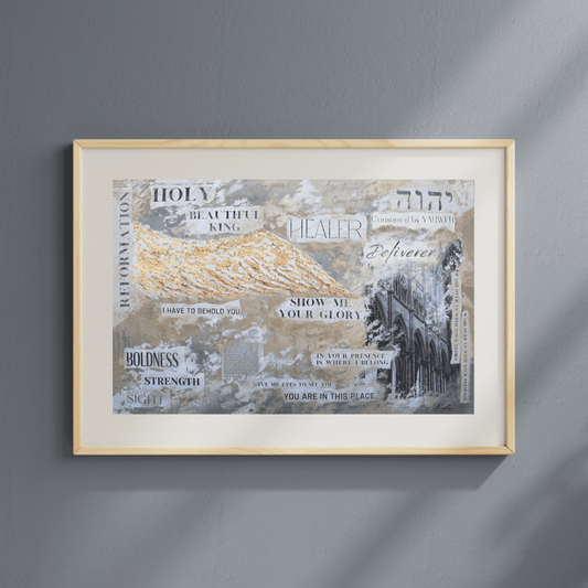 "My Eyes Have Seen The Beautiful King" - Fine Art Print