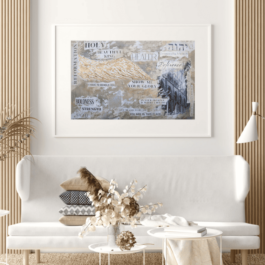 "My Eyes Have Seen The Beautiful King" - Fine Art Print