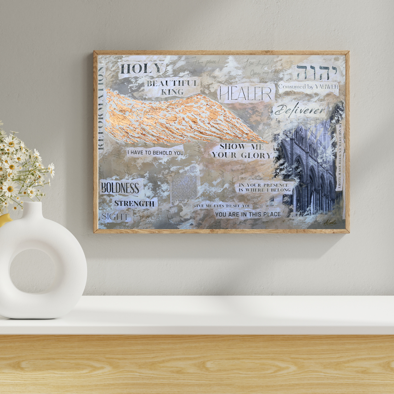 "My Eyes Have Seen The Beautiful King" - Fine Art Print