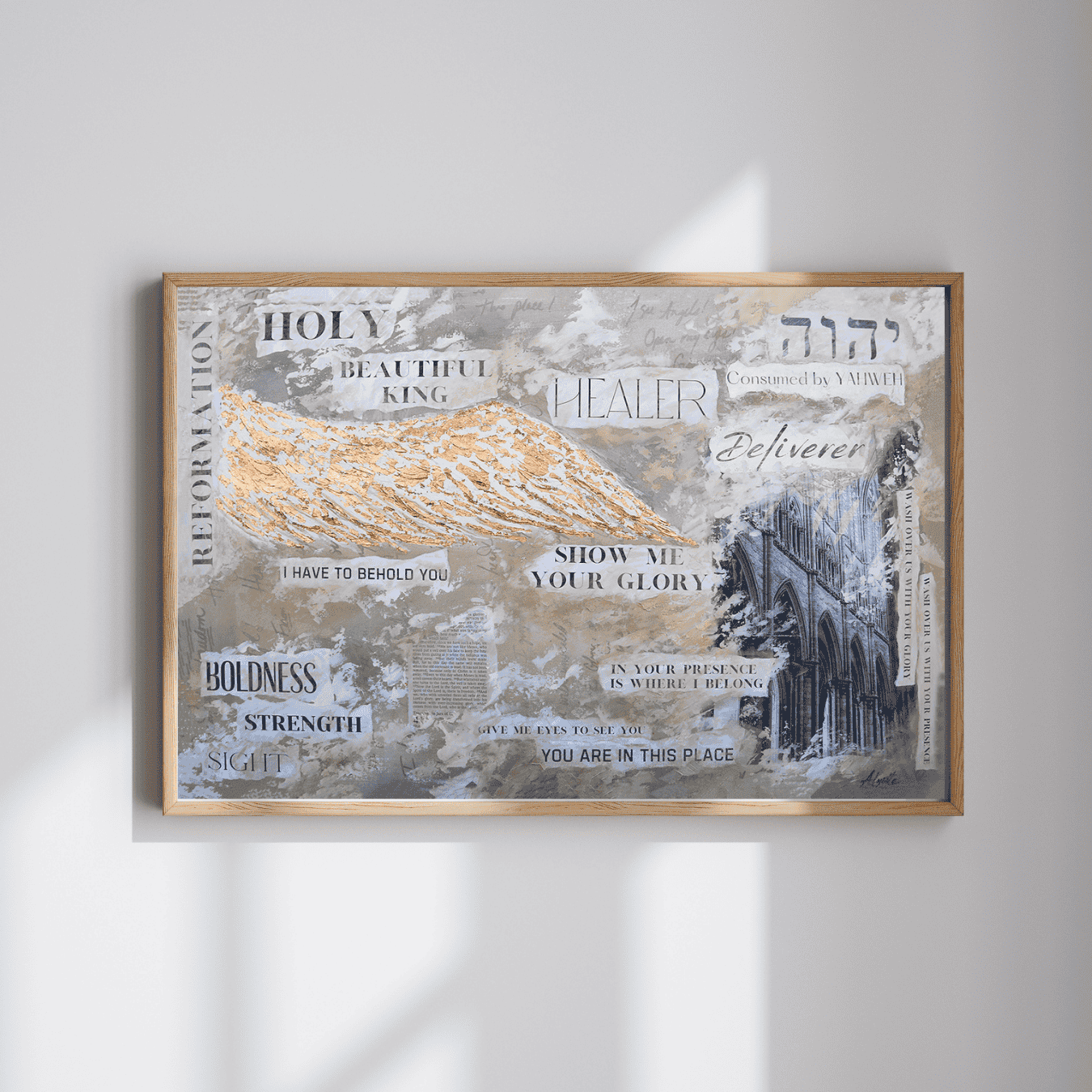 "My Eyes Have Seen The Beautiful King" - Fine Art Print