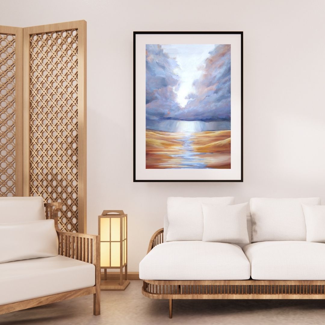 "Rivers In The Desert" - Fine Art Print