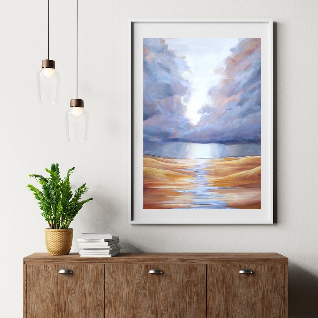 "Rivers In The Desert" - Fine Art Print