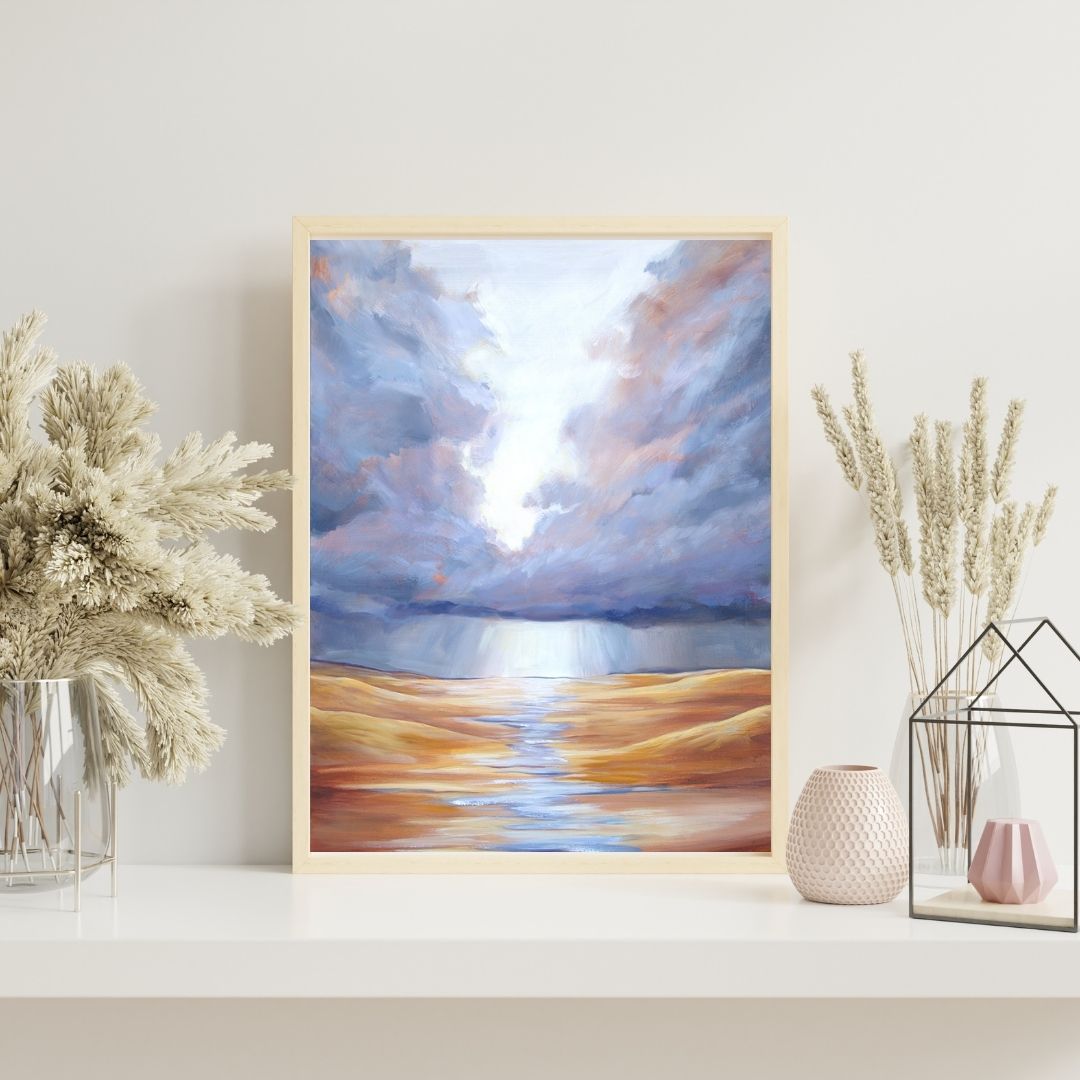 "Rivers In The Desert" - Fine Art Print