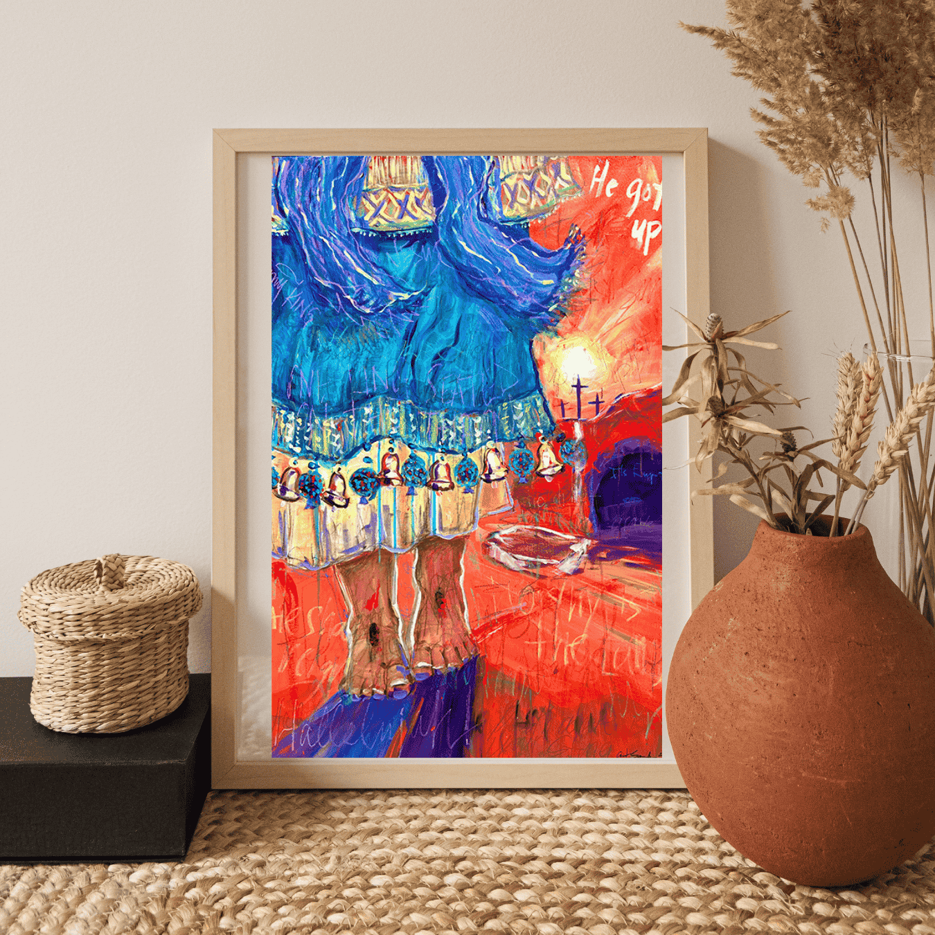 "He Got Up" - Fine Art Print